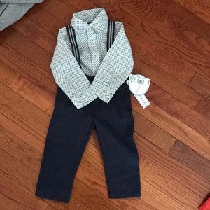 *New* Dress outfit with suspenders